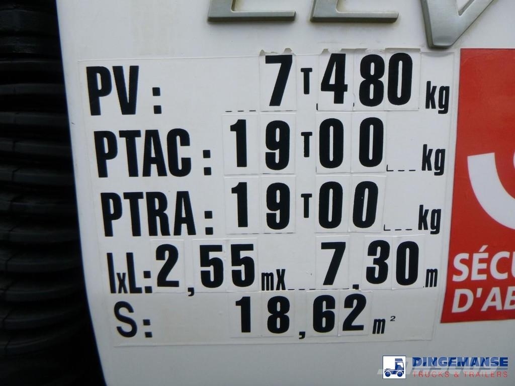 Volvo FE 260 4x2 fuel tank 13.4 m3 / 4 comp / ADR 19-01- Грузовики-цистерны