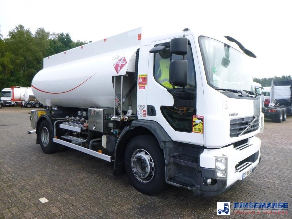 Volvo FE 260 4x2 fuel tank 13.4 m3 / 4 comp / ADR 19-01- Грузовики-цистерны