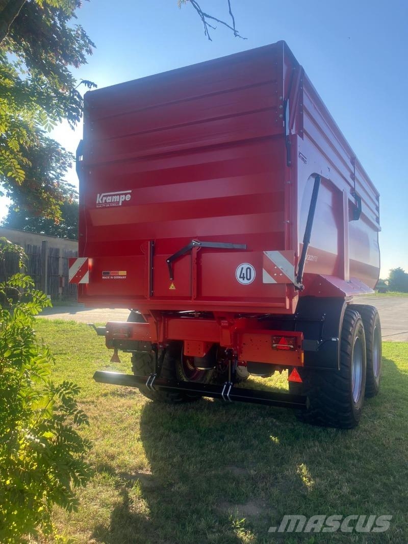 Krampe Big Body 750 Carrier Tipper trailers