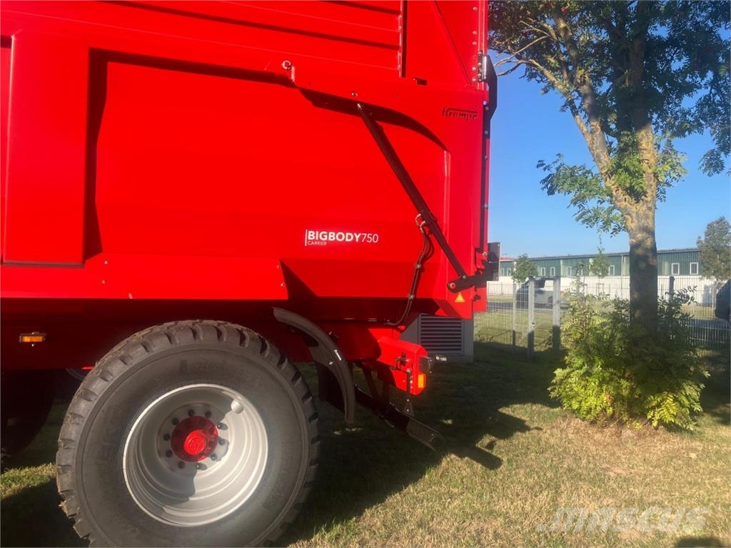 Krampe Big Body 750 Carrier Tipper trailers