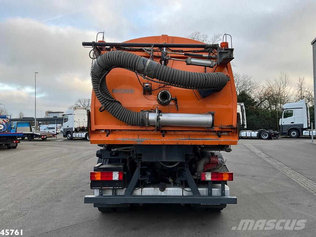 Mercedes-Benz Actros 1829 4x4 Bucher Cityfant 60 Links en rechts Camión de barrendero
