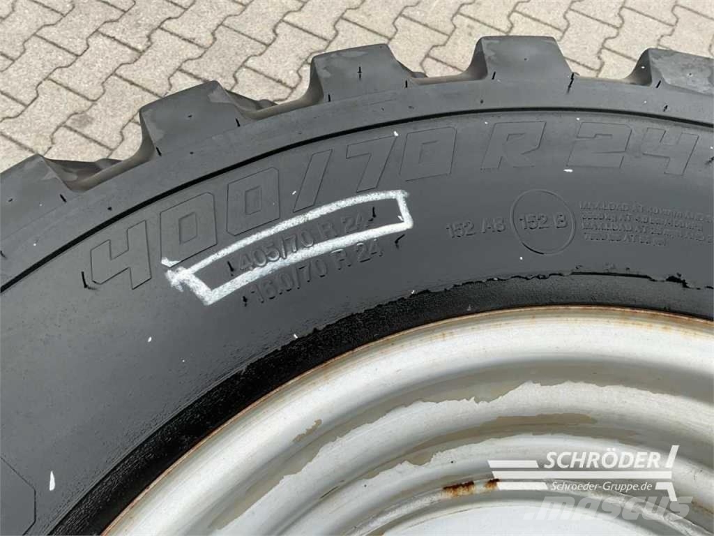 Merlo 4X 405/70 R24 KOMPLETTRÄDER タイヤ、ホイル、リム