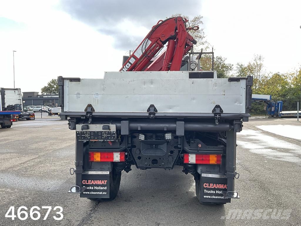 Unimog U 500 4x4 MKG 10 Tonmeter laadkraan Just 216.831 k Maastikutõstukid