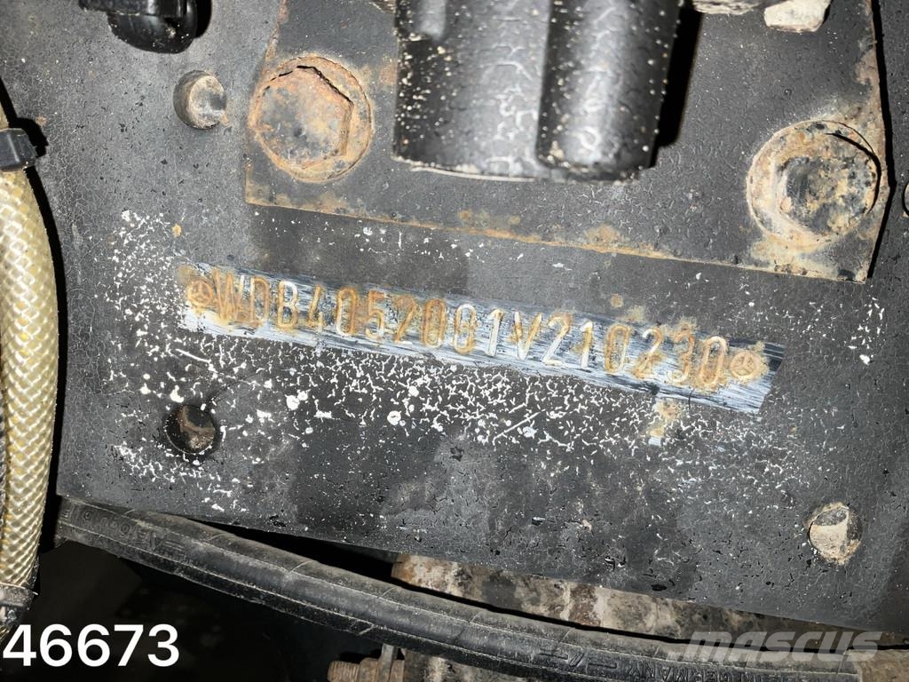Unimog U 500 4x4 MKG 10 Tonmeter laadkraan Just 216.831 k Maastikutõstukid