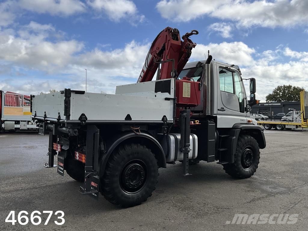 Unimog U 500 4x4 MKG 10 Tonmeter laadkraan Just 216.831 k Maastikutõstukid