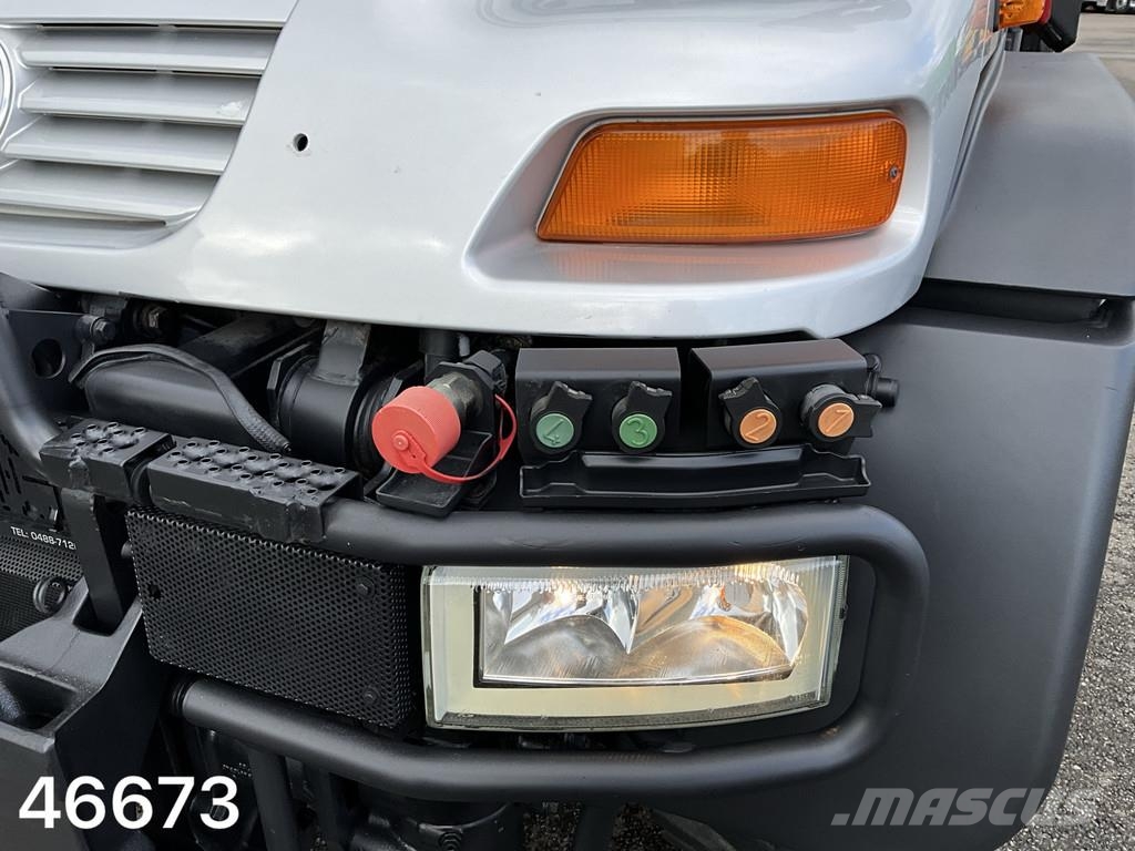 Unimog U 500 4x4 MKG 10 Tonmeter laadkraan Just 216.831 k Γερανοί παντός εδάφους