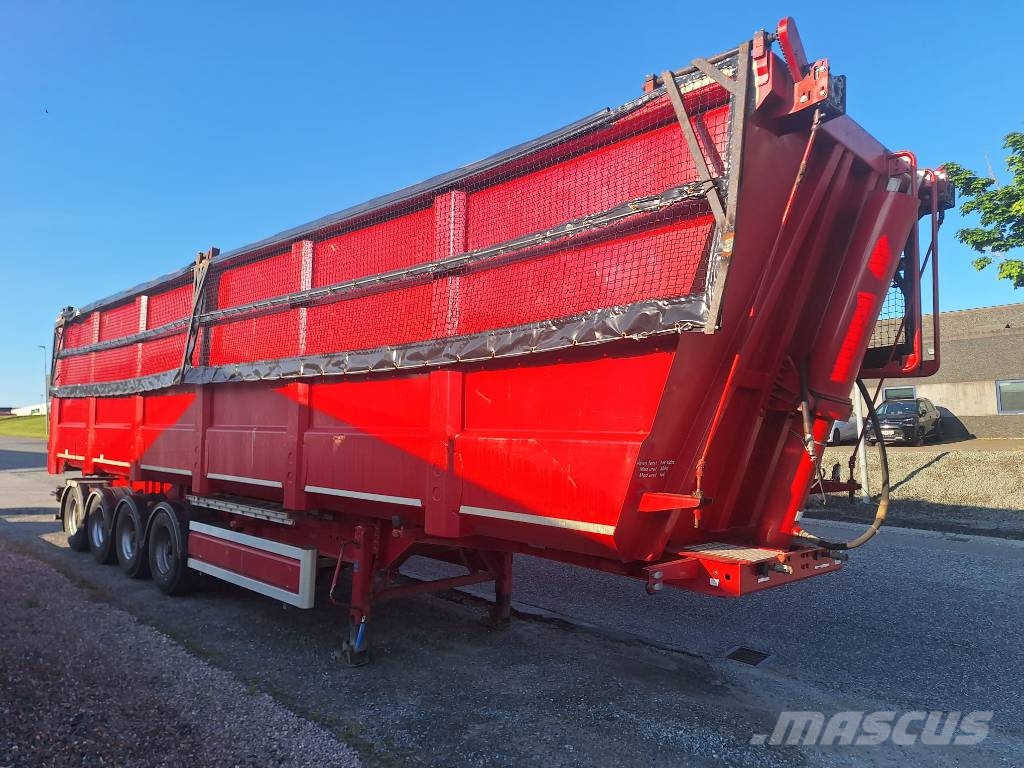 BMI 4 akslet 80 m3 HARDOX tiptrailer Damperli çekiciler