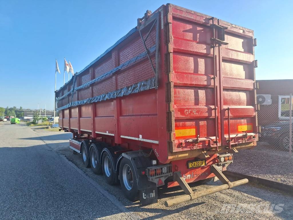 BMI 4 akslet 80 m3 HARDOX tiptrailer Damperli çekiciler
