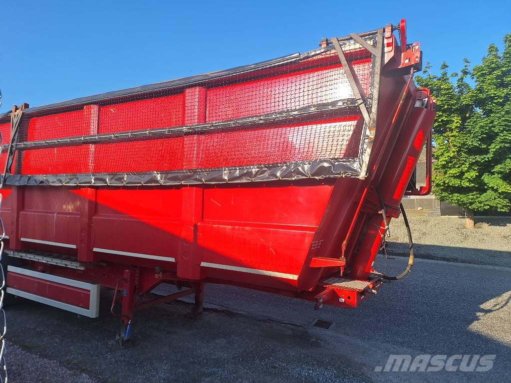 BMI 4 akslet 80 m3 HARDOX tiptrailer Damperli çekiciler