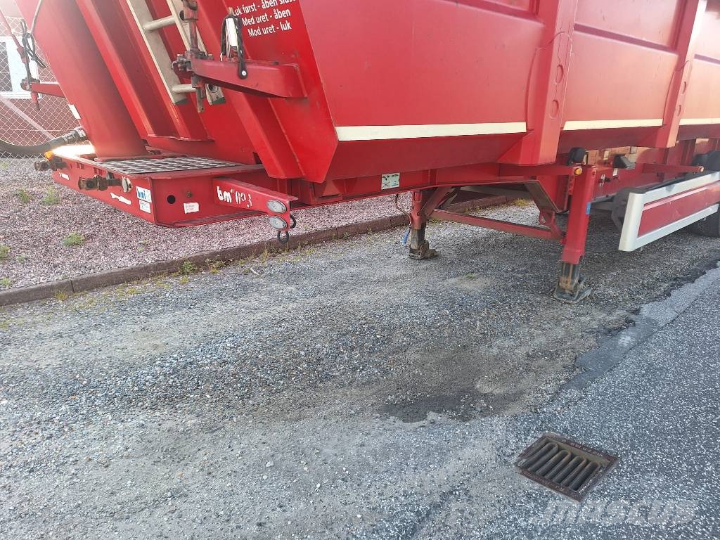 BMI 4 akslet 80 m3 HARDOX tiptrailer Damperli çekiciler