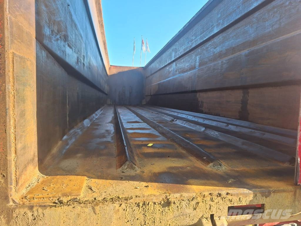 BMI 4 akslet 80 m3 HARDOX tiptrailer Damperli çekiciler