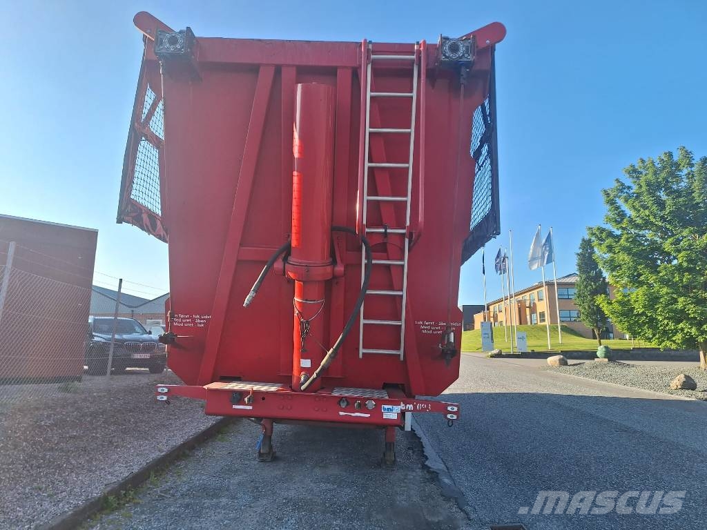 BMI 4 akslet 80 m3 HARDOX tiptrailer Damperli çekiciler