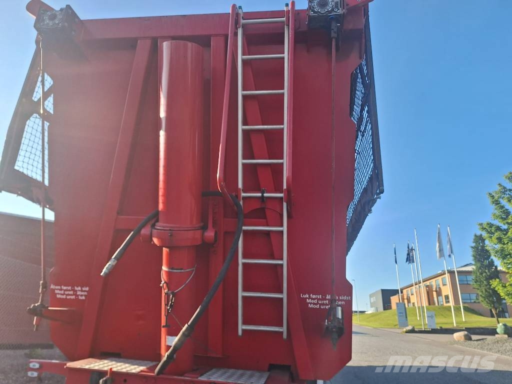 BMI 4 akslet 80 m3 HARDOX tiptrailer Damperli çekiciler