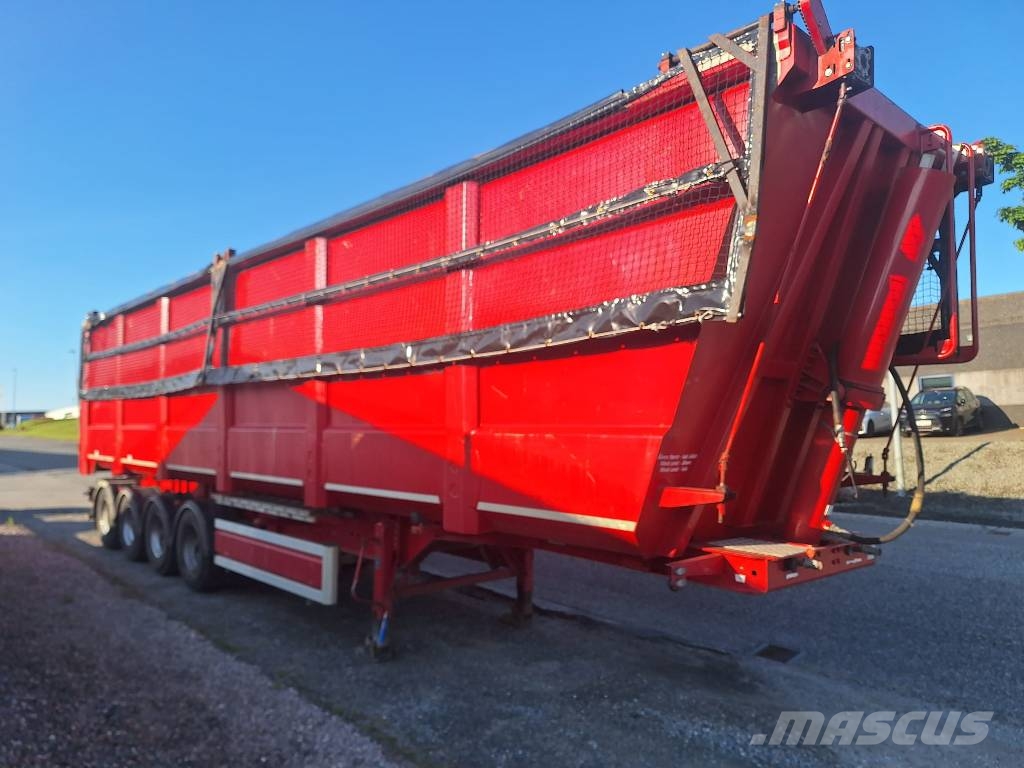 BMI 4 akslet 80 m3 HARDOX tiptrailer Damperli çekiciler