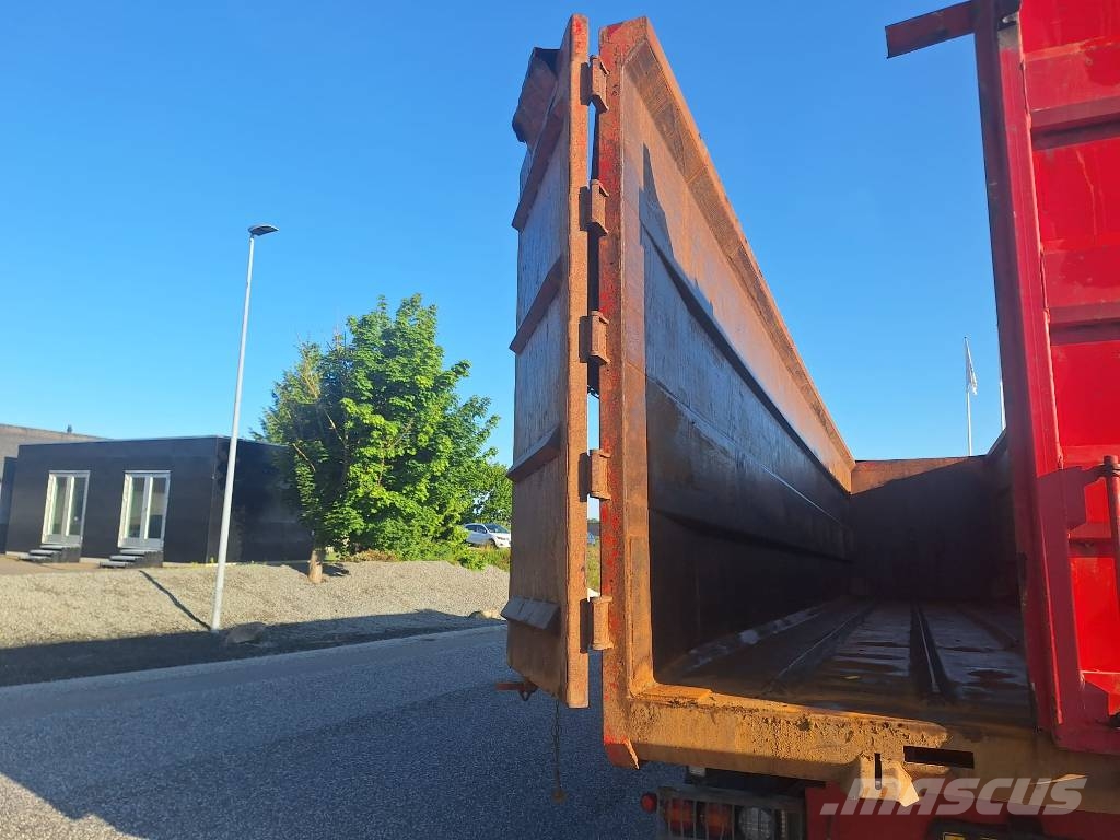 BMI 4 akslet 80 m3 HARDOX tiptrailer Damperli çekiciler