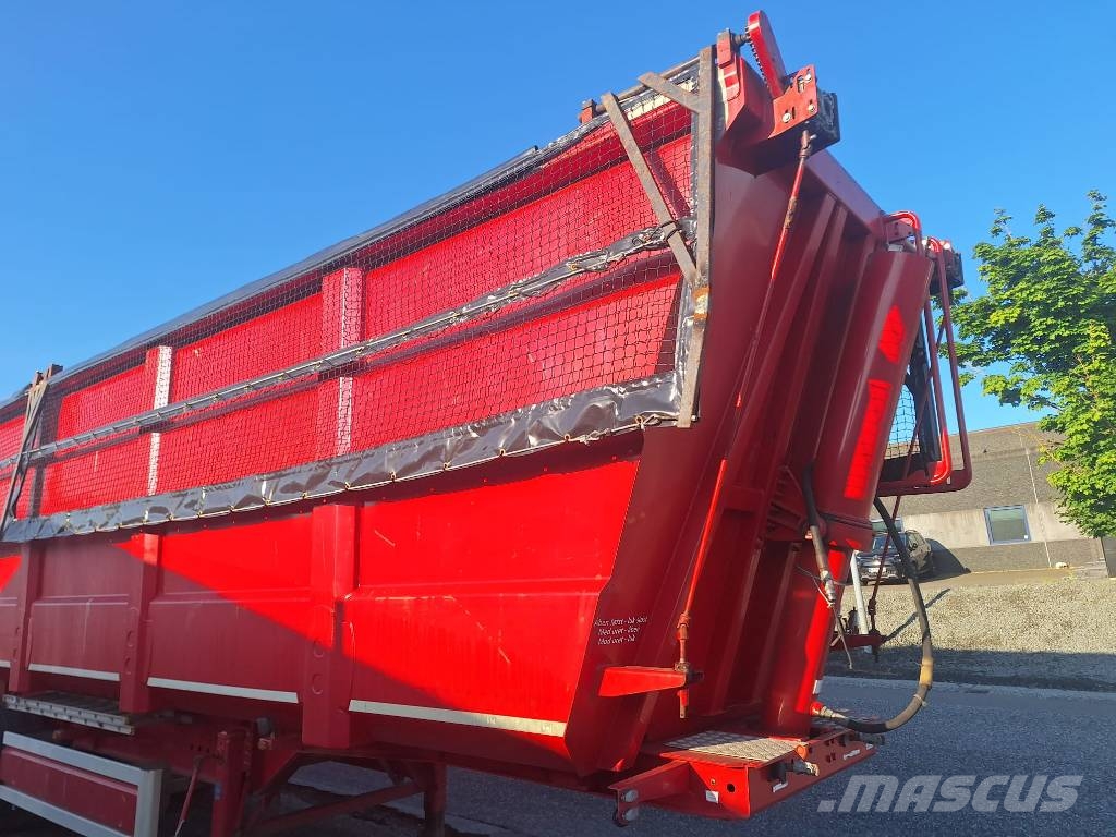 BMI 4 akslet 80 m3 HARDOX tiptrailer Damperli çekiciler