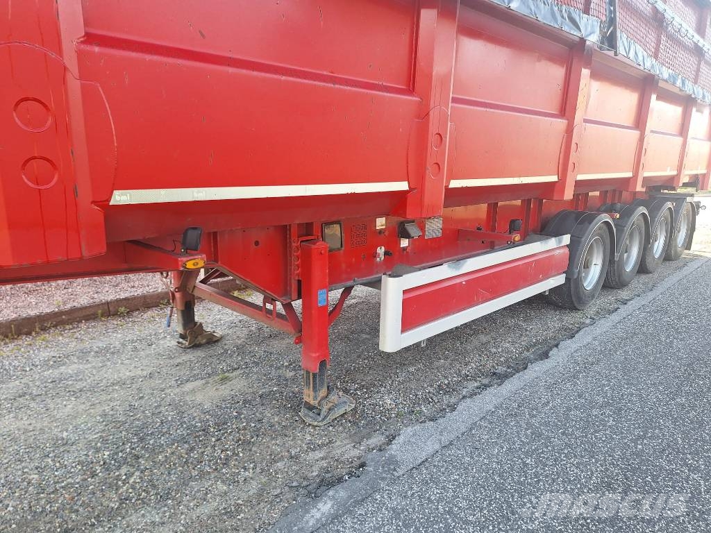 BMI 4 akslet 80 m3 HARDOX tiptrailer Damperli çekiciler