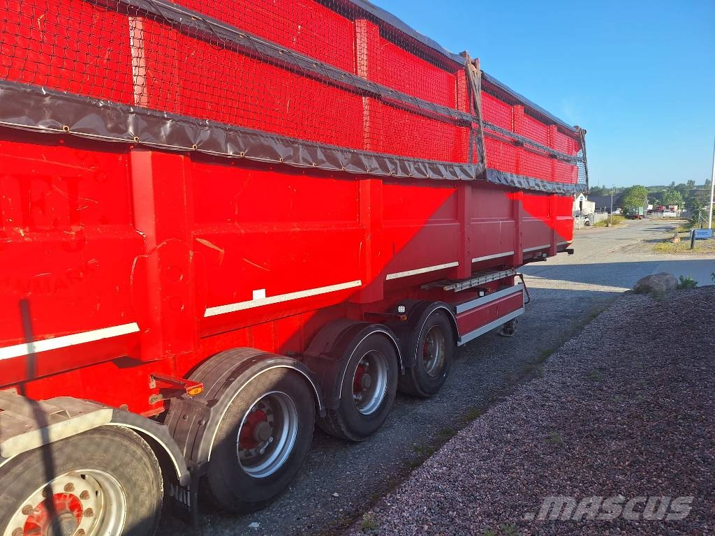 BMI 4 akslet 80 m3 HARDOX tiptrailer Damperli çekiciler