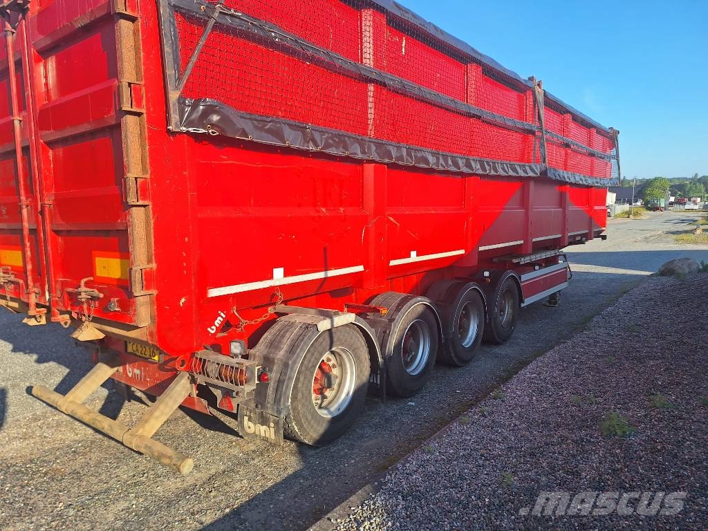 BMI 4 akslet 80 m3 HARDOX tiptrailer Damperli çekiciler