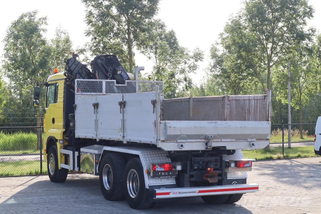 MAN TGA 33.480 | 6X4 | HIAB 166E-5 | KIPPER | FULL STE Kiper tovornjaki