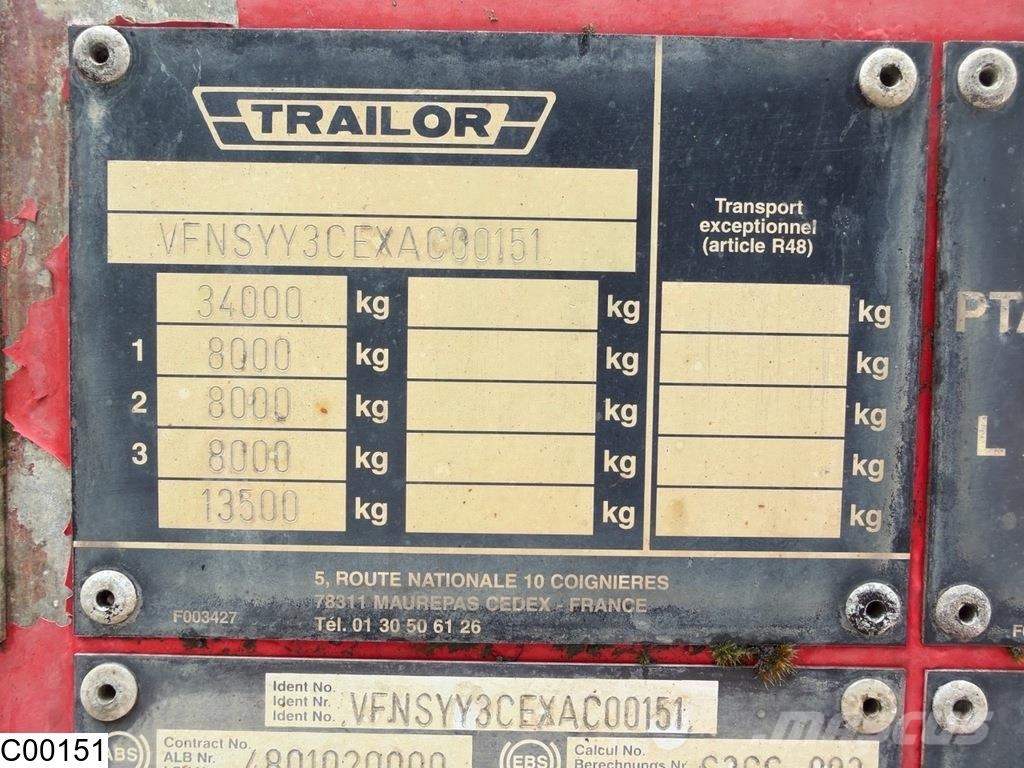 Trailor Fuel ADR, Fuel, 40.147 Liter, 9 Comp Semirremolques cisterna