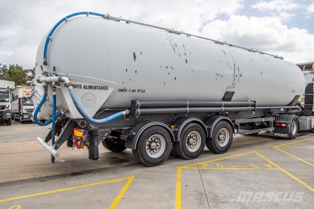 Spitzer Silo EUROVRAC-SK 2460 60M³/5xCOMP Cisterna semi-remorci