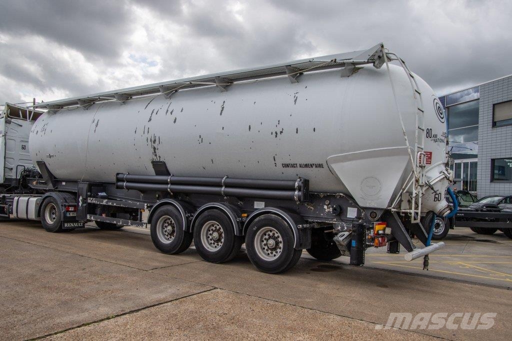 Spitzer Silo EUROVRAC-SK 2460 60M³/5xCOMP Cisterna semi-remorci