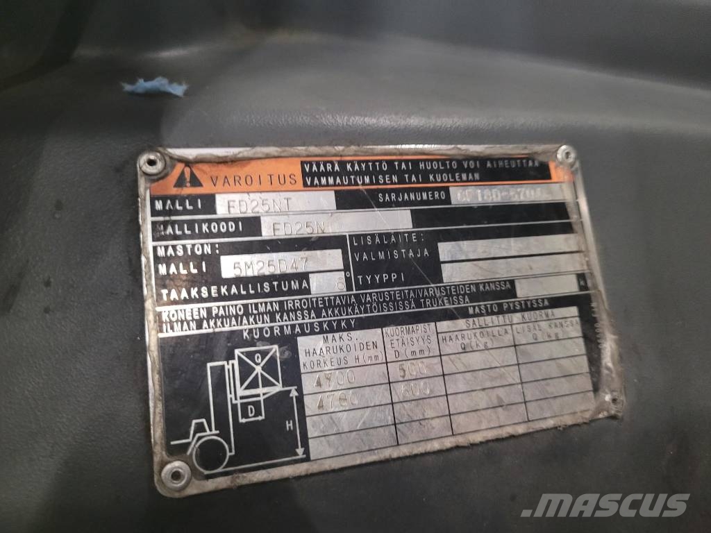 Mitsubishi FD25 NTD Diesel Trucker