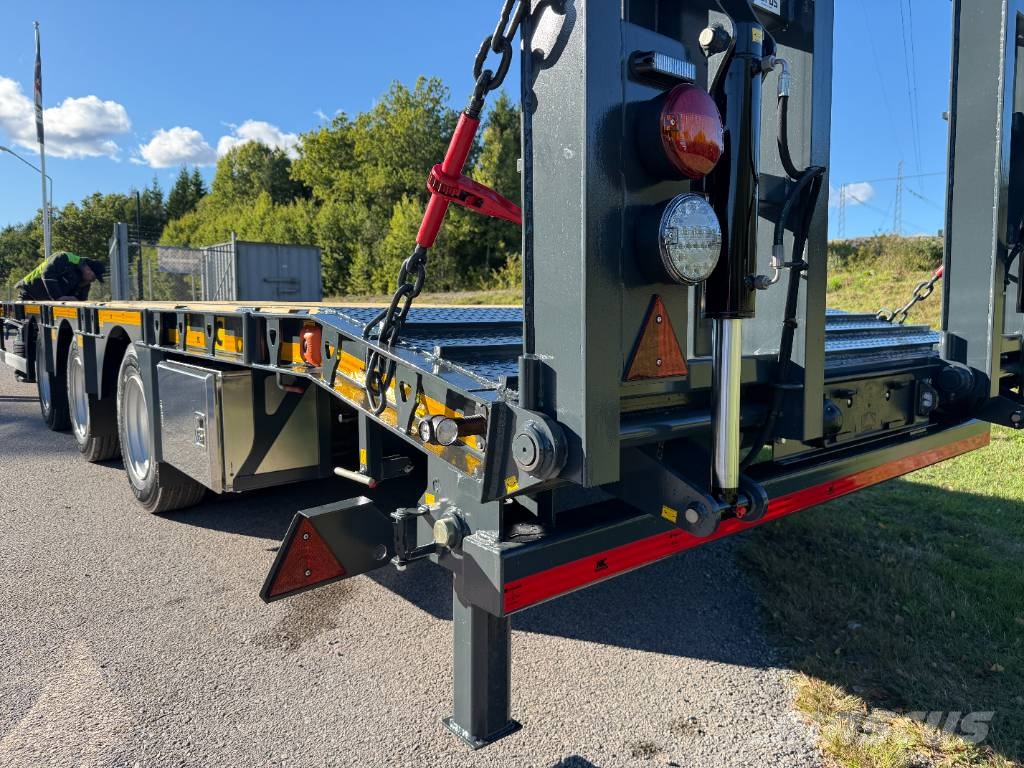NC 3axl Lastbilskärra 25T med lastväxlarfunktion Multiliftes