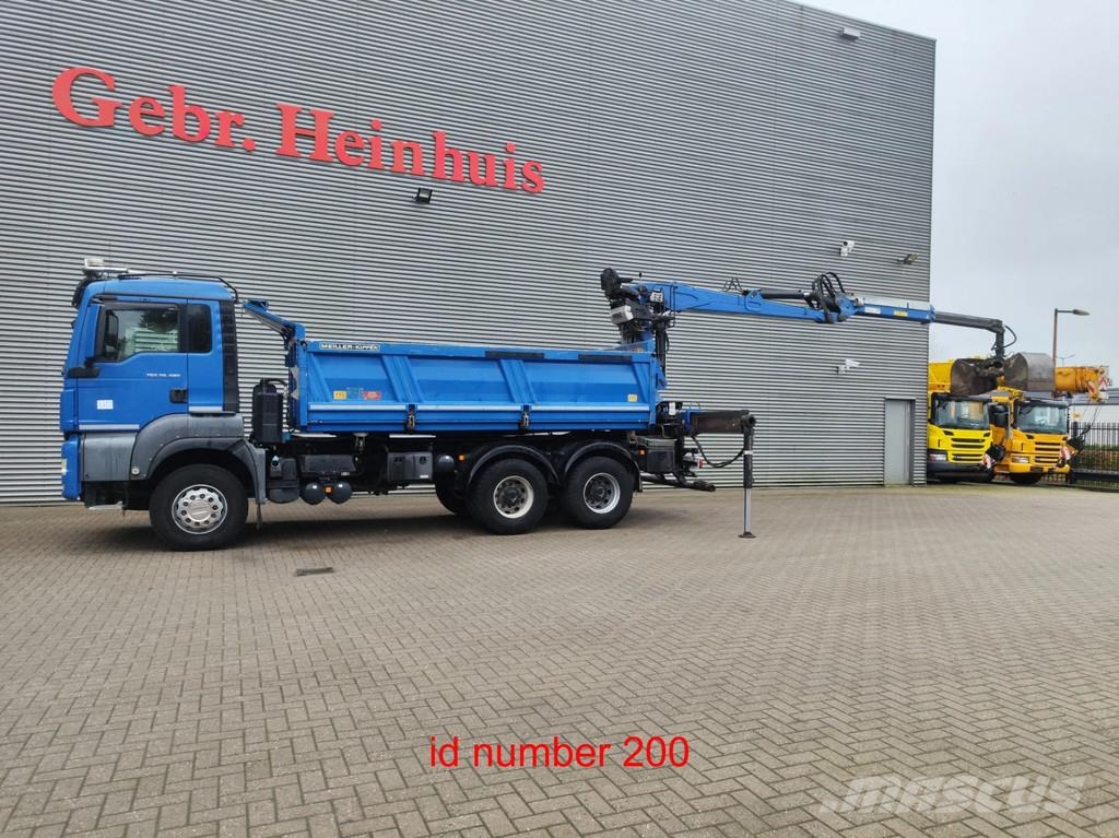 MAN TGS 26.480 6x4 Meiller 3 Seitenkipper Penz 20LP+8. Tipper trucks