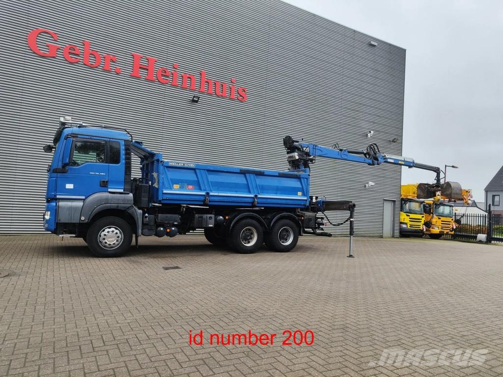 MAN TGS 26.480 6x4 Meiller 3 Seitenkipper Penz 20LP+8. Tipper trucks