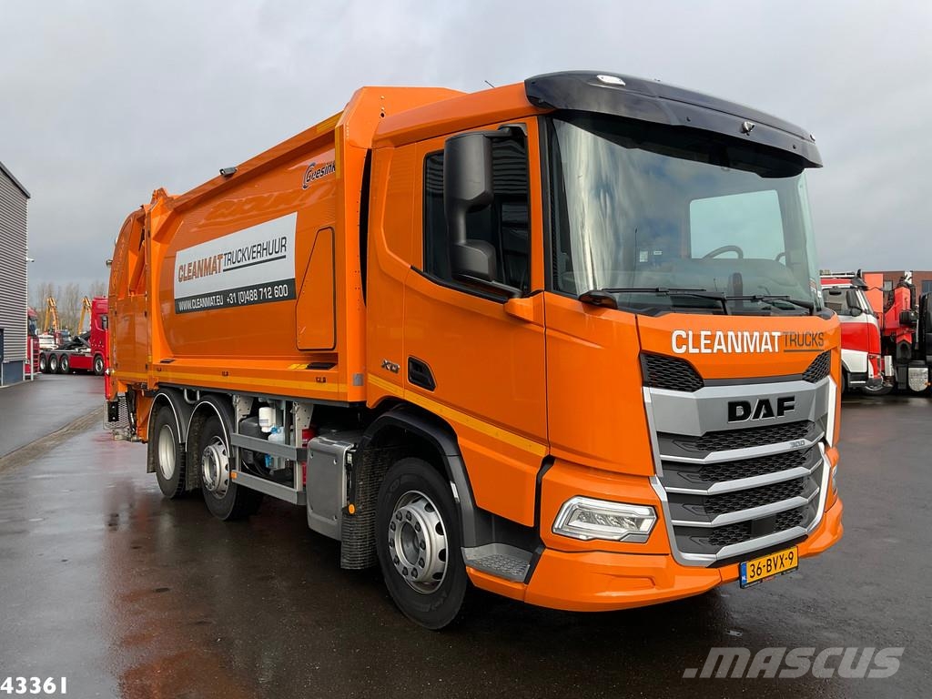 DAF FAG XD 300 Geesink 20m³ شاحنات المخلفات