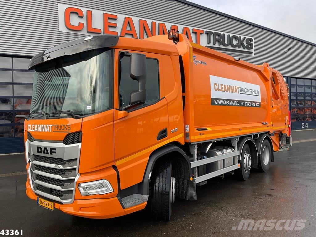DAF FAG XD 300 Geesink 20m³ شاحنات المخلفات