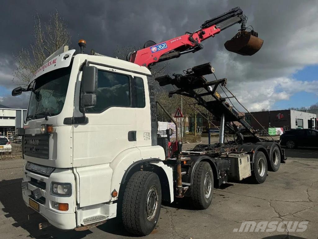 MAN TGA 35.440 8X2 - EURO 4 + HMF 2620K-RC 2018! + REM Mobiilinosturit