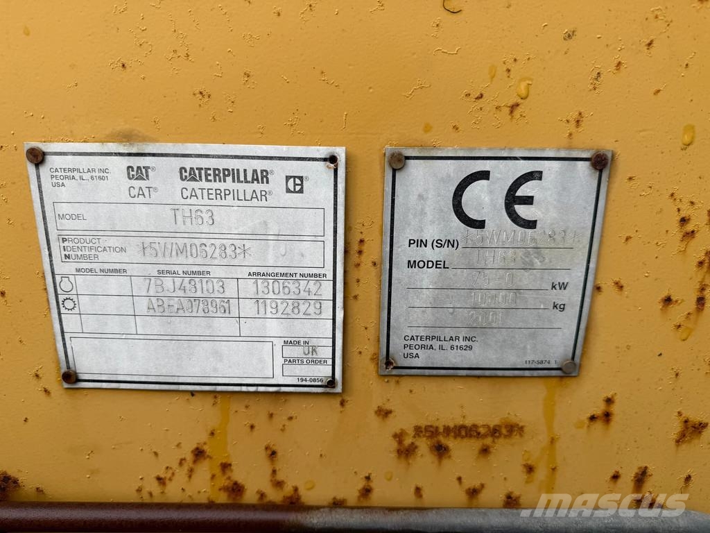 CAT TH63 Verreiker Сельскохозяйственные телескопические погрузчики