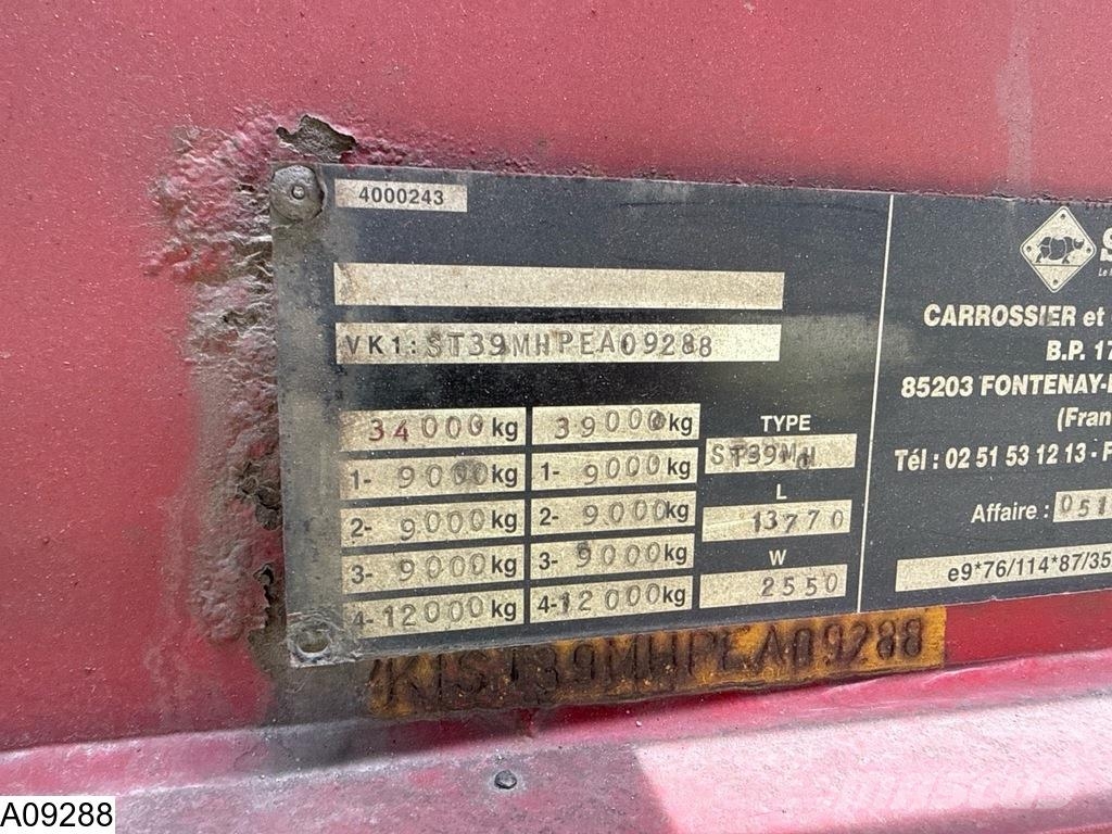 Samro open laadbak Effer 165-11 Semirremolques de plataformas planas/laterales abatibles