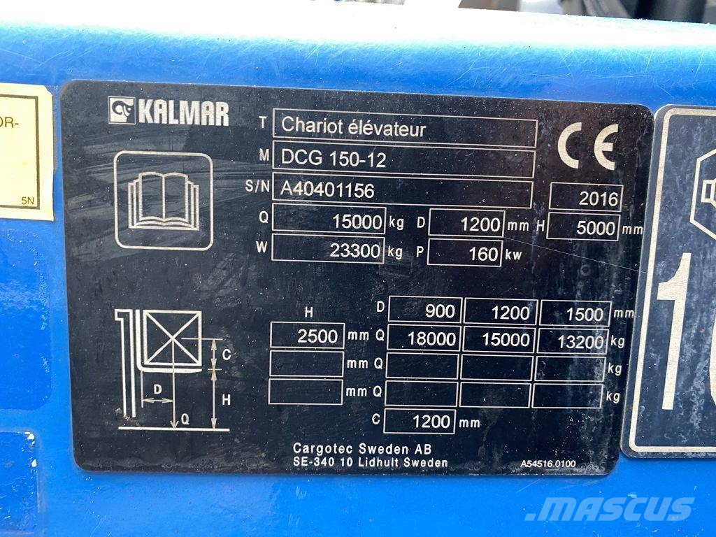 Kalmar DCG150-12 Wózki Diesla