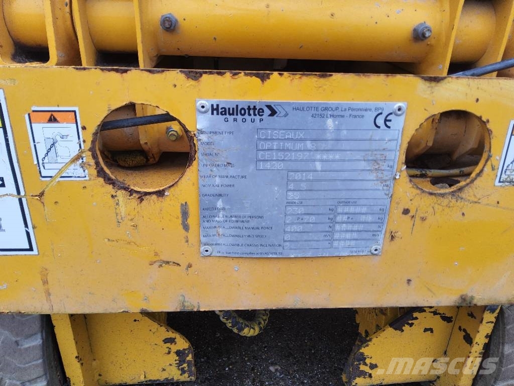 Haulotte Optimum 8 schaarhoogwerker 8m scissorlift 剪式升降機