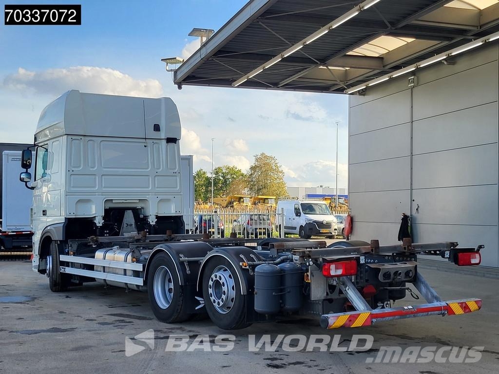 DAF XF 480 6X2 BDF Lift-Axle MX Engine Brake Automatic Containertrucks met kabelsysteem