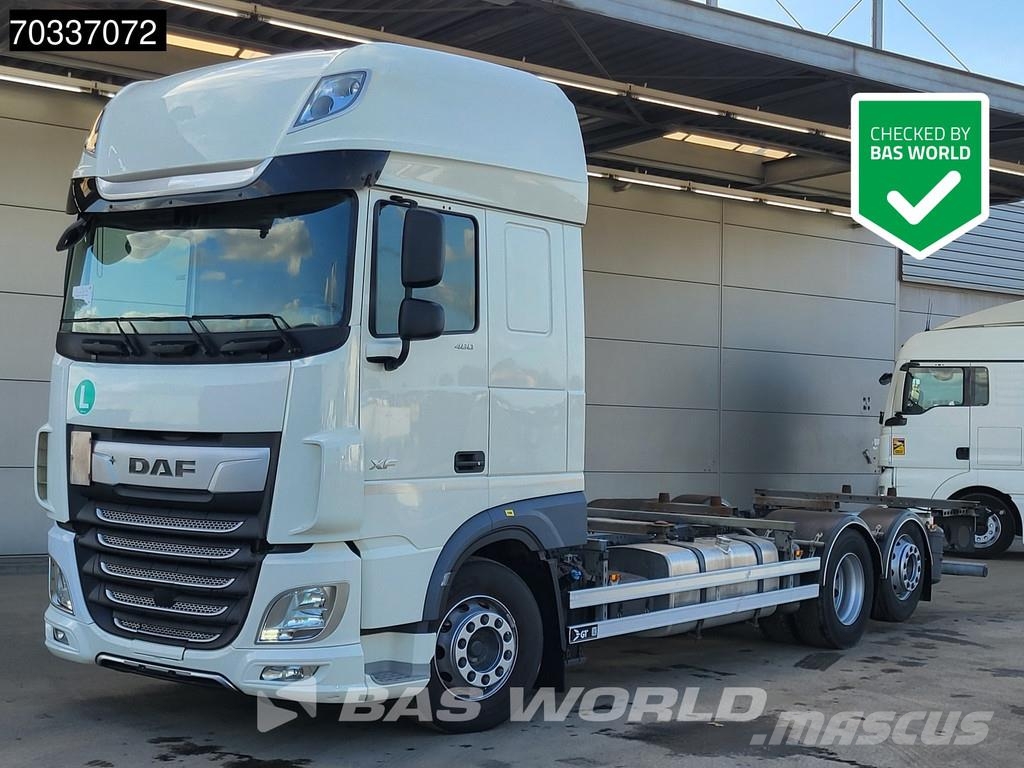 DAF XF 480 6X2 BDF Lift-Axle MX Engine Brake Automatic Containertrucks met kabelsysteem
