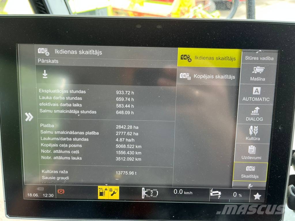 CLAAS LEXION 6900 TT Θεριζοαλωνιστικές μηχανές