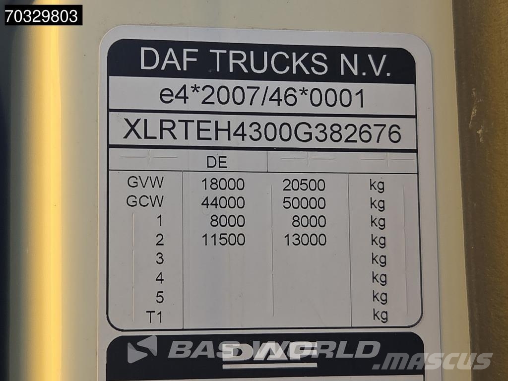 DAF XF 480 4X2 SC Retarder Hydraulic Standklima ACC Sattelzugmaschinen
