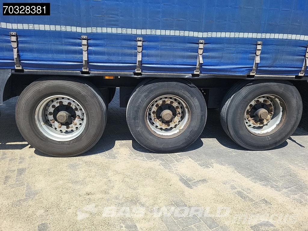 Krone SD 3 axles Anti Vandalism Sliding Roof Perdeli yari çekiciler