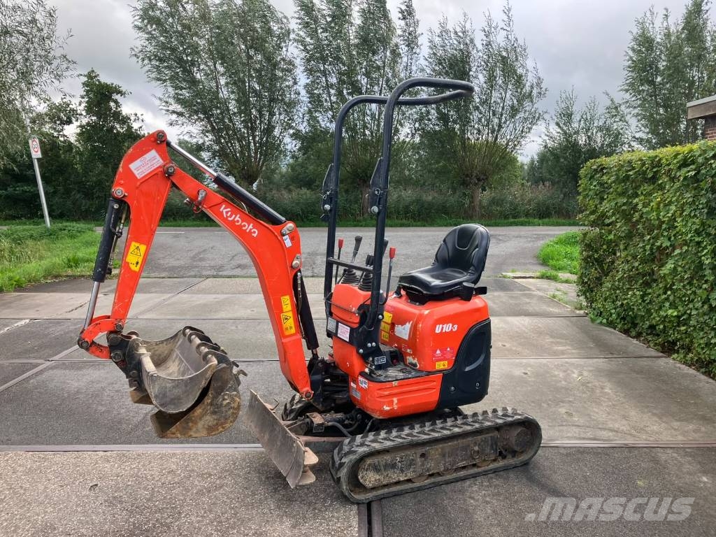 Kubota U10-3 | 1065 uur | incl. bakkenset Mini ekskavatoriai < 7 t
