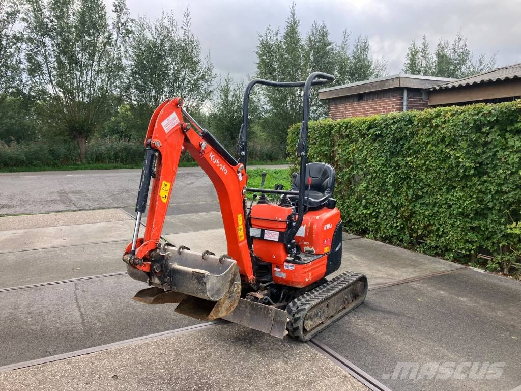 Kubota U10-3 minigraver | 1065 uur | Bakkenset 소형 굴삭기 7톤 미만
