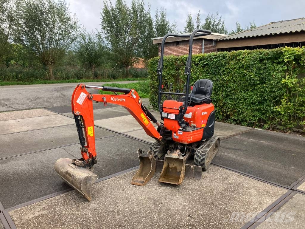 Kubota U10-3 minigraver | 1065 uur | Bakkenset 소형 굴삭기 7톤 미만