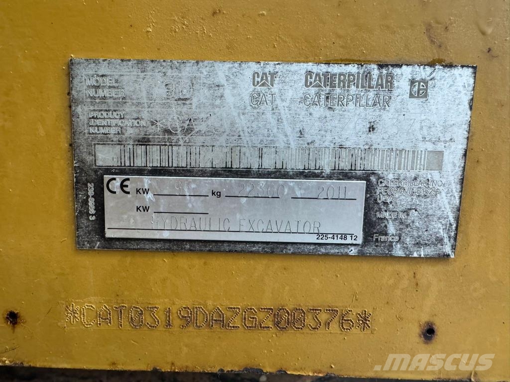 CAT 319DL Rupsgraafmachines