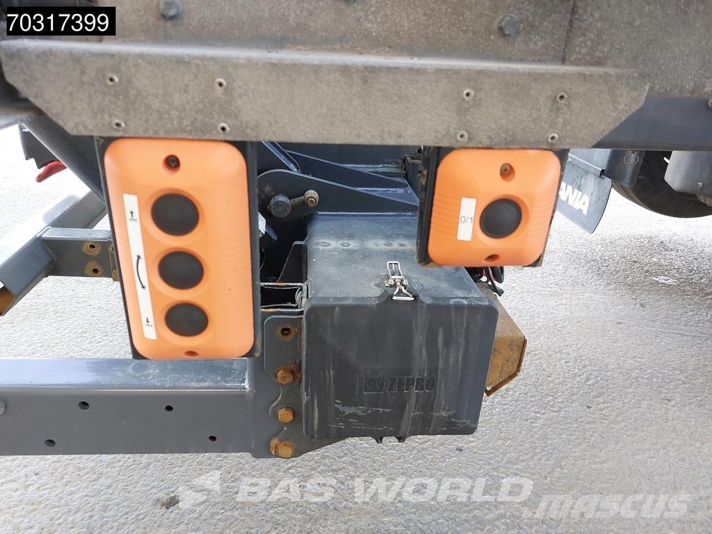 Scania P500 P 6X2 BDF 2500kg Ladebordwand Retarder Lift+s Cable lift demountable trucks