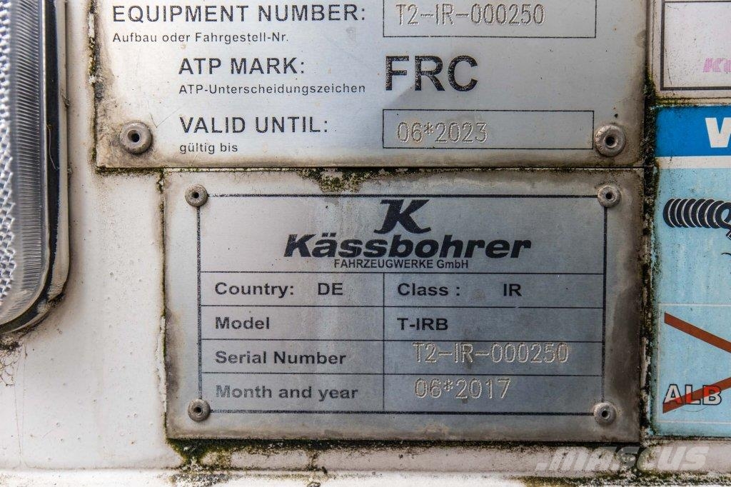 Kässbohrer KASSBOHRER+CARRIER VECTOR 1550 MONO Напівпричепи-рефрижератори