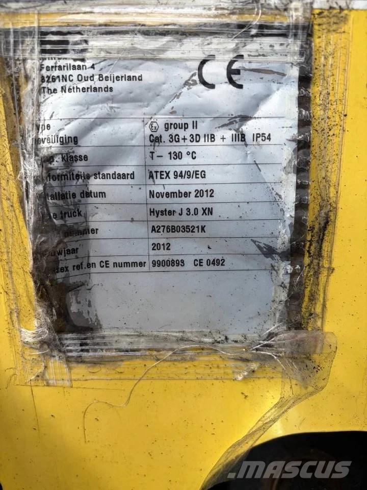 Hyster J3.0 XN CAT 3 GD Electric forklifts